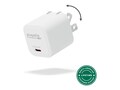 Plugable 30W GAN USB-C Charger Block, White, PS-30C1W, 41698011, AC Power Adapters (external)