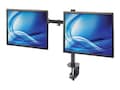 Manhattan Universal Dual Monitor Mount with Double-Link Swing Arms for 13-32 Displays, 461528, 36081412, Stands & Mounts - Desktop Monitors