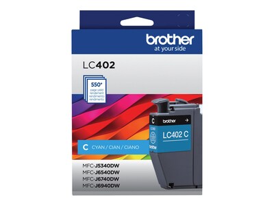 Brother Cyan LC402 Ink Cartridge, LC402CS, 41530447, Ink Cartridges & Ink Refill Kits - OEM Brother Cyan LC402 Ink Cartridge, LC402CS, 41530447, Ink Cartridges & Ink Refill Kits - OEM