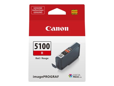 Canon PFI-5100 R, RED INK TANK, 6958C002                      , 41916172, Ink Cartridges & Ink Refill Kits - OEM