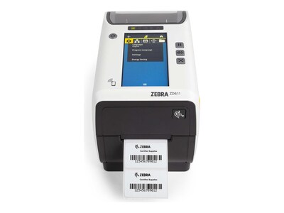 Zebra ZD611t-HC Desktop Thermal Transfer Printer - Monochrome - Label Print - Fast Ethernet - USB, ZD6AH22-T01E00EZ              , 42061414, Printers - POS Receipt