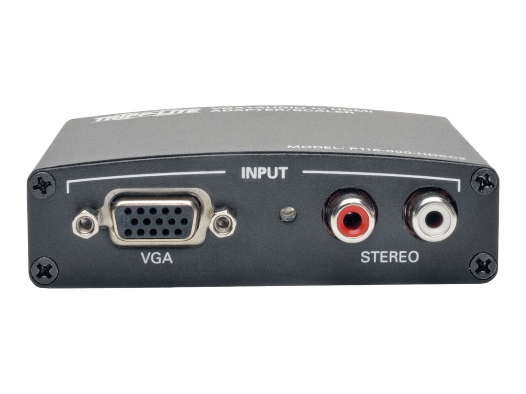 plads derefter Nøgle Tripp Lite VGA with RCA Stereo Audio to HDMI Converter Scaler  (P116-000-HDSC2)