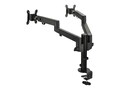 Siig Dual Articulating Monitor Desk, CE-MT3E11-S1, 41193867, Stands & Mounts - Desktop Monitors