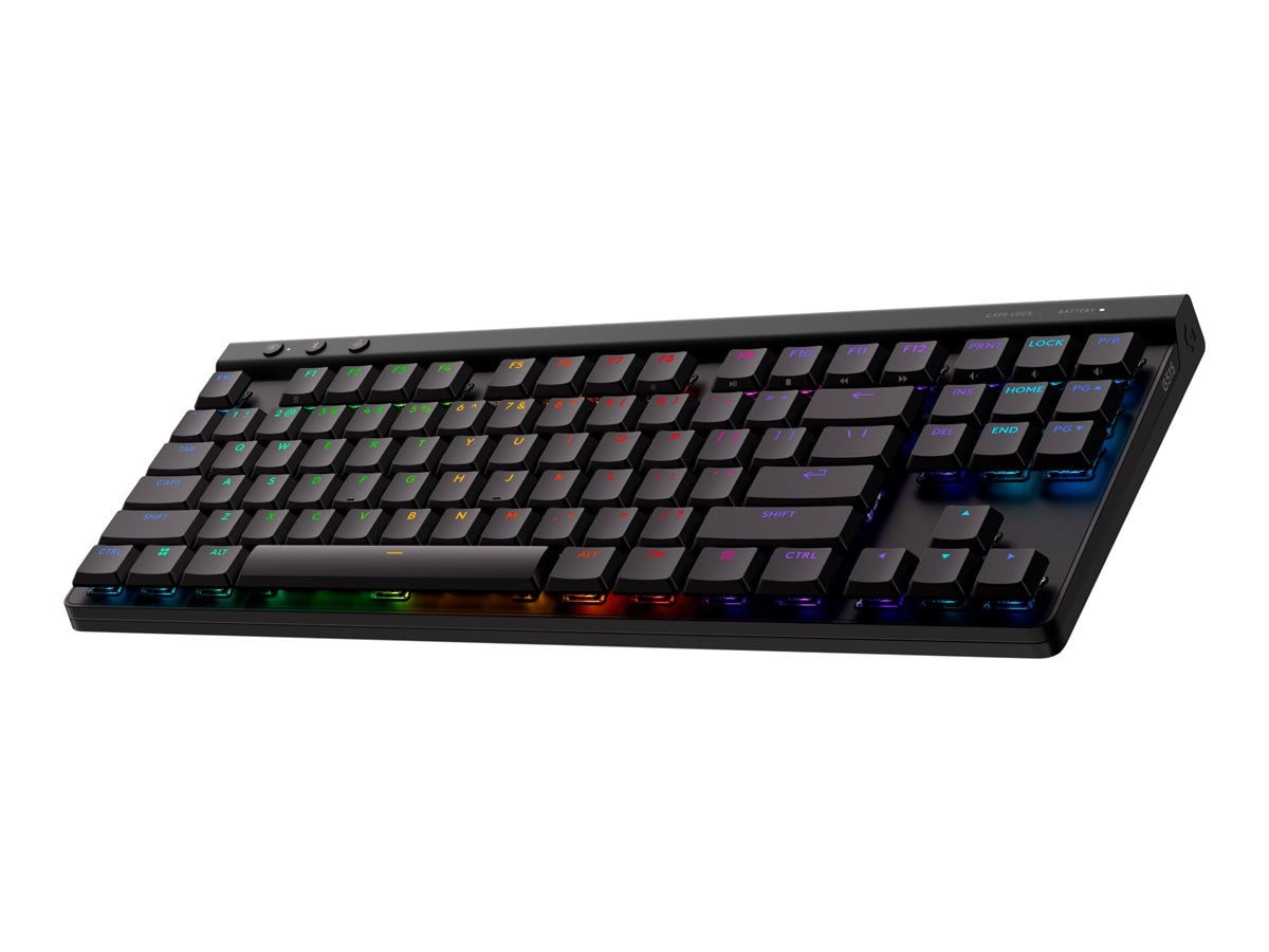 Logitech G515 ブラック USBキーボード Logitech G515 Lightspeed TKL Wireless Gaming Keyboard Linear
