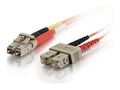 C2G Fiber Optic Patch Cable, LC-SC, 50 125um, Duplex Multimode, 2m, 33015, 5879392, Cables
