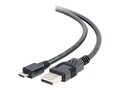 C2G USB 2.0 Type A to Micro-USB Type B M M Phone Cable, 3m, 27366, 16908072, Cables