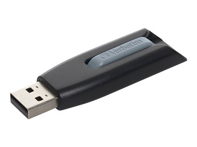 Verbatim 128GB Store 'n' Go V3 USB 3.0 Flash Drive - Gray, 49189, 16998071, Flash Drives Verbatim 128GB Store 'n' Go V3 USB 3.0 Flash Drive - Gray, 49189, 16998071, Flash Drives