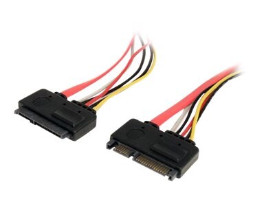 StarTech.com 22 Pin SATA Power and Data Extension Cable, 12in, SATA22PEXT, 13352401, Cables