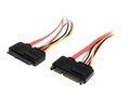StarTech.com 22 Pin SATA Power and Data Extension Cable, 12in, SATA22PEXT, 13352401, Cables