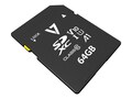 V7 64GB V10 U1 A1 UHD SDXC Card, Class 10, VPSD64GV10U1, 41530079, Memory - Flash