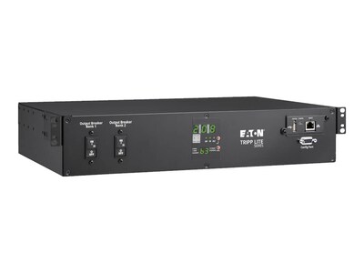 Tripp Lite 5.8kW 208 240V Single-Phase ATS Monitored PDU, PDUMNH30HVAT2, 41408463, Power Distribution Units