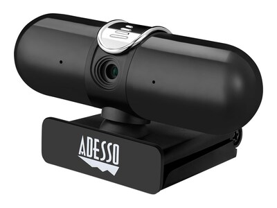 Adesso CyberTrack H7 2K QUAD HD Webcam w  Autofocus, Dual Microphones, Tripod-Ready Clip & Privacy Shutter, CYBERTRACKH7, 41755725, WebCams & Accessories