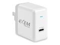 4Xem USB-C 18W Fast Charging, Quick Charge 3.0, Wall Charger, 4XUSBCPOWER18W, 37728003, AC Power Adapters (external)