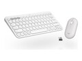 Logitech Pebble 2 Wrls Combo Wht, 920-012198, 41693035, Keyboard/Mouse Combinations