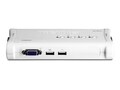 TRENDnet 4-Port USB KVM Switch Kit w  Cables, TK-407K, 7218176, KVM Switches