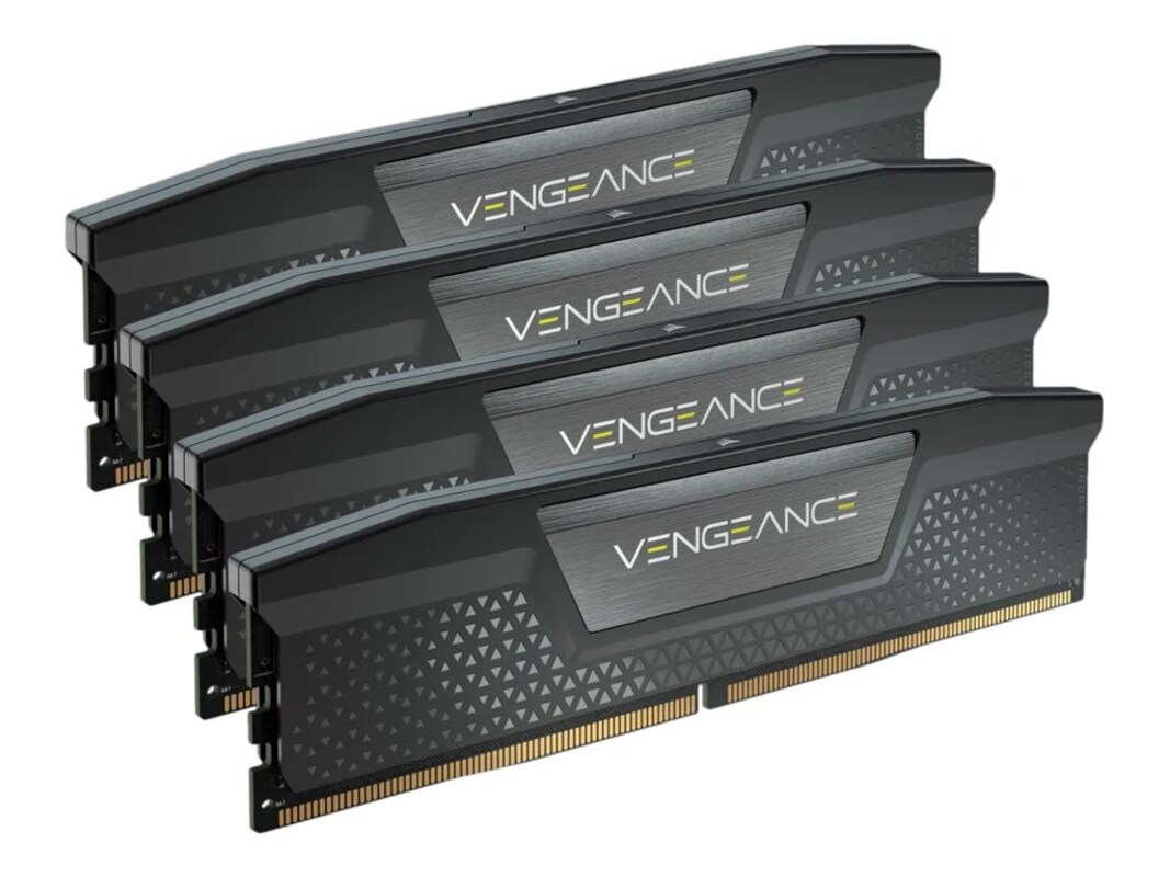 MEMORIA DIMM DDR5 CORSAIR CMK128GX5M4B5600C40 128GB 5600MHZ 4X32GB VENGEANCENEGRO CL40-77 - CORSAIR