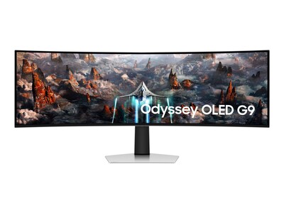 Samsung 49 G93SC Dual QHD QD-OLED Ultrawide Curved Monitor, S49CG934SN, 41704309, Monitors