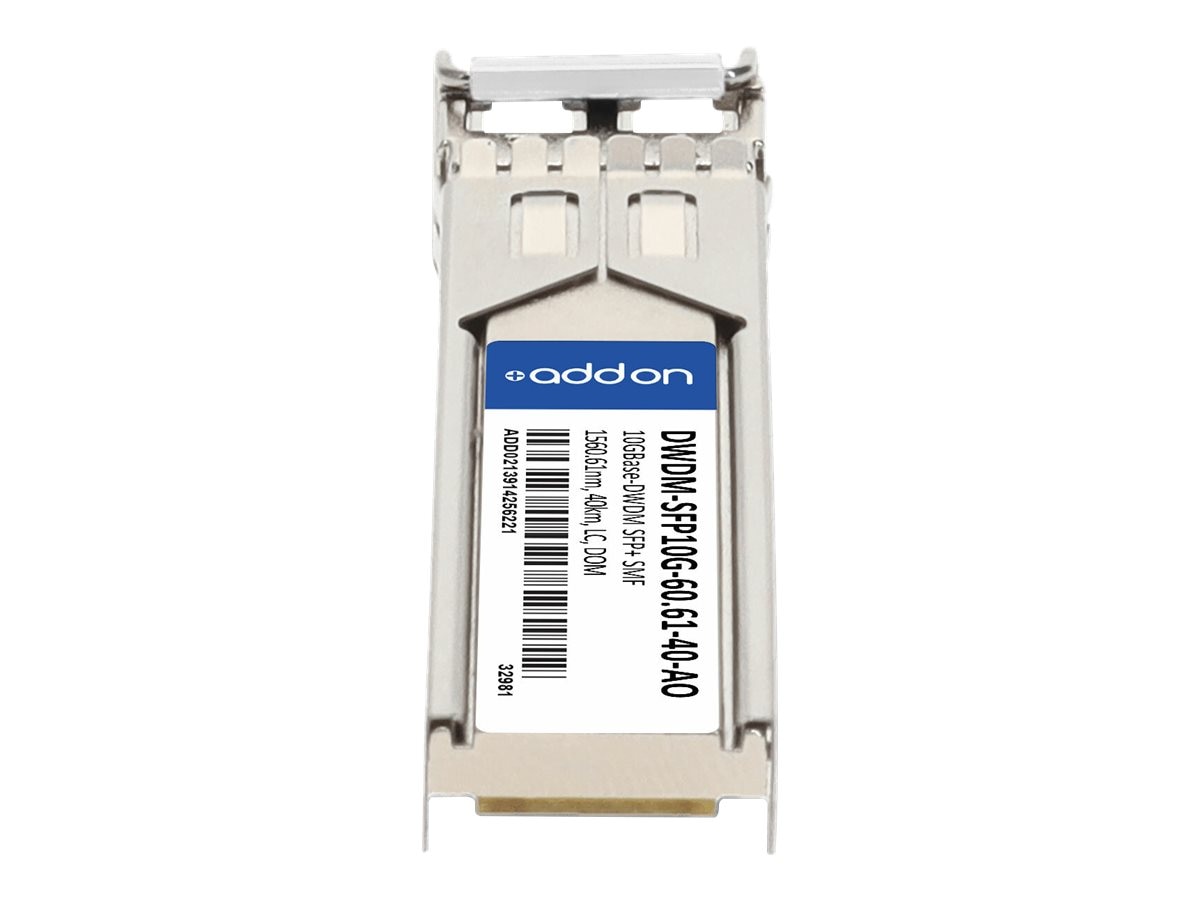 AddOn Cisco DWDM-SFP10G-60.61 Compatible 10GBase-DWDM 100GHz SFP+ 1560.61nm  40km LC Transceiver, TAA