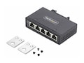 StarTech.com 5-Port 100 1000 Ethernet DIN Wall-Mount Unmanaged Industrial Network Switch, -40-167F, 9~60VDC, TAA, I51G-ETHERNET-SWITCH , 41854161, Network Switches StarTech.com 5-Port 100 1000 Ethernet DIN Wall-Mount Unmanaged Industrial Network Switch, -40-167F, 9~60VDC, TAA, I51G-ETHERNET-SWITCH , 41854161, Network Switches