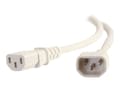 C2G Power Cord IEC 320-C14 to IEC 320-C13 14AWG, White, 5ft, 17551, 32999189, Power Cords C2G Power Cord IEC 320-C14 to IEC 320-C13 14AWG, White, 5ft, 17551, 32999189, Power Cords