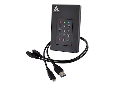 Apricorn 4TB Aegis Fortress L3 USB 3.1 3.2 Portable Hard Drive, AFL3- 4TB, 36346396, Hard Drives - External Apricorn 4TB Aegis Fortress L3 USB 3.1 3.2 Portable Hard Drive, AFL3- 4TB, 36346396, Hard Drives - External