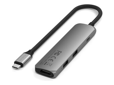 Satechi 4-in-1 USB-C Slim Multi-Port Dock, ST-P4SM , 41806538, Docking Stations & Port Replicators Satechi 4-in-1 USB-C Slim Multi-Port Dock, ST-P4SM , 41806538, Docking Stations & Port Replicators