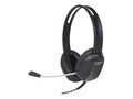 Cyber Acoustics Stereo Headset with Noise Cancellation, Microphone, AC-4000, 36160971, Headsets (w/ microphone)