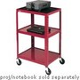 Bretford Manufacturing Adjustable Audio Visual Cart, Quartz, A2642-QZ, 6929259, Furniture - Miscellaneous