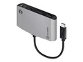 ALOGIC ThunderBolt 3 Dual DisplayPort PORTABLE Docking Station with 4K, Space Gray, TB3D2DPBLSGR                  , 41999222, Docking Stations & Port Replicators