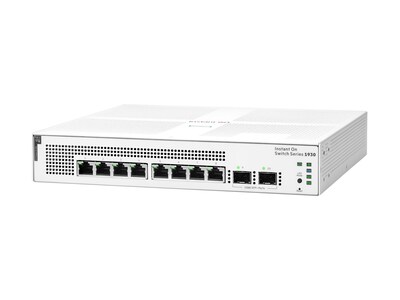 HPE Networking Instant On 1930 8-port Gigabit CL4 PoE 2p SFP 124W Switch, JL681A#ABA, 38414541, Network Switches