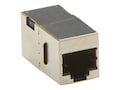 Black Box CAT6A Straight-Through Shielded Coupler , C6ACP71S-SV, 32990483, Cable Accessories