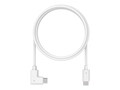 Compulocks 6ft USB-C to USB-C 90-Degree Cable Charge & Data, 6FTALLUSBC, 41269762, Cable Accessories