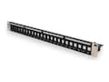 AddOn 19-inch Cat6 24-Port Unloaded Patch Panel, ADD-PPST-24PE, 41600283, Patch Panels