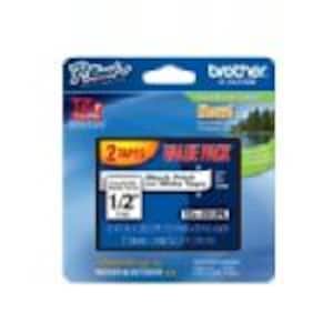 Brother 0.5 x 26.2' TZe231 Black Print on White Laminated Label Tape Roll, TZE2312PKG , 41958571, Paper, Labels & Other Print Media Brother 0.5 x 26.2' TZe231 Black Print on White Laminated Label Tape Roll, TZE2312PKG , 41958571, Paper, Labels & Other Print Media
