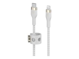 Belkin BoostUp Charge Pro Flex USB-C to Lightning M M Braided (CAA011BT2MWH)