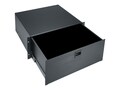 Middle Atlantic D Series Drawer, 4U x 14.5d, Black Anodized Finish, D4, 12207033, Rack Mount Accessories