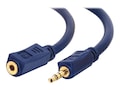 C2G Velocity Stereo Audio Extension Cable, Mini-Phone 3.5mm M F, 3ft, 40607, 8008681, Cables C2G Velocity Stereo Audio Extension Cable, Mini-Phone 3.5mm M F, 3ft, 40607, 8008681, Cables