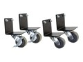C2G Caster Kit for Swing-Out Wall-Mount Cabinet, SWMCASKT, 35980791, Rack Mount Accessories C2G Caster Kit for Swing-Out Wall-Mount Cabinet, SWMCASKT, 35980791, Rack Mount Accessories
