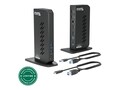 Plugable PLUGABLE USB 3.0 & USB-C, UD-3900Z, 41168624, Docking Stations & Port Replicators