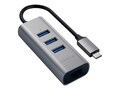Satechi TYPE-C 2-IN-1 USB 3.0 ALUMINUM, ST-TC2N1USB31AM, 41653566, Docking Stations & Port Replicators