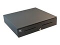APG 18x16 Series 4000 Cash Drawer w  Dual Media Slots, 320 MultiPRO with Cable - Black, JD320-1-BL1816-K7, 41766948, Cash Drawers