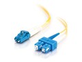 C2G Fiber Patch Cable, LC-SC, 9 125, Singlemode, Duplex, 7m, 37469, 9273953, Cables