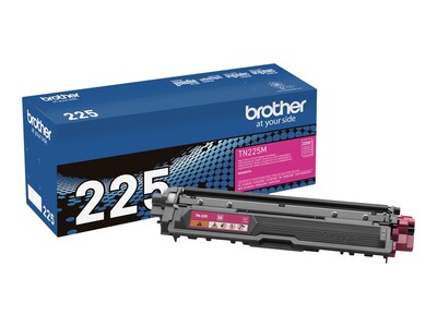 Brother Magenta High Yield Toner Cartridge for HL-3140CW & HL-3170CDW Printers, TN225M, 15481783, Toner and Imaging Components - OEM