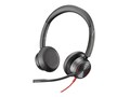 HP Poly Blackwire 8225 Stereo Microsoft Teams Certified USB-C Headset w  USB-C A Adapter, 8X225AA, 41774359, Headsets (w/ microphone)