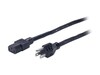 APC Power Cord, 15A, 120V, IEC 320 C13 (F) to NEMA 5-15P (M), 8ft, AP9893, 6182175, Power Cords