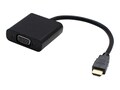 AddOn Lenovo Compatible HDMI to VGA M F Active Adapter, Black, 0B47069-AO, 35770072, Adapters & Port Converters