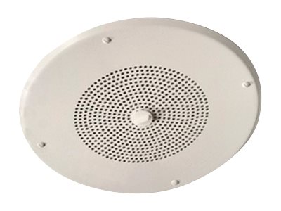 Valcom 8 Inch Dual Input Ceiling Speaker White V 1220