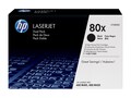 HP 80X (CF280XD) High Yield Black Original LaserJet Toner Cartridges (2-pack), CF280XD, 14798851, Toner and Imaging Components - OEM