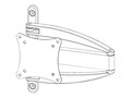 Proximity Monitor Arm, AC-ARM, 34590408, Cart & Wall Station Accessories