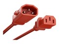 UNC P-Lock Power Cable C13-C14 BLA , PWRC13C1405FRED-P, 41247985, Power Cords